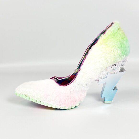 Irregular Choice Heaven’s Above Blue Lightning Heel Shoes – Size 39 - Picture 6 of 8
